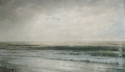 New Jersey Beach painting - William Trost Richards New Jersey Beach art painting
